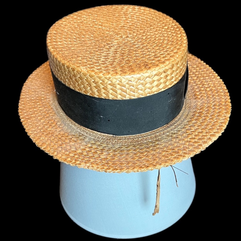 Vintage Stetson Boater Hat (needs work)